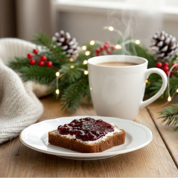 Dinkel-Lebkuchen-Brot mit Walnüssen